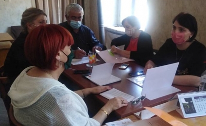 Working meeting in Tsageri